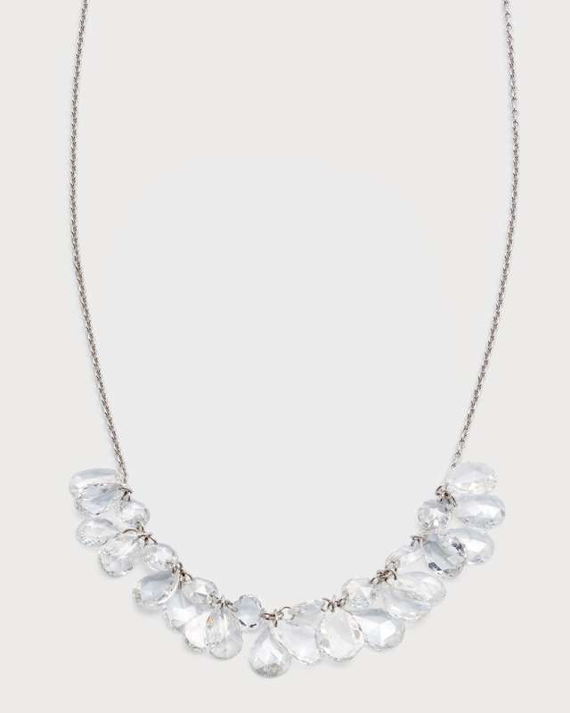 18K Gold Cluster Diamond Pendant Necklace, 18"L, 2.63tcw